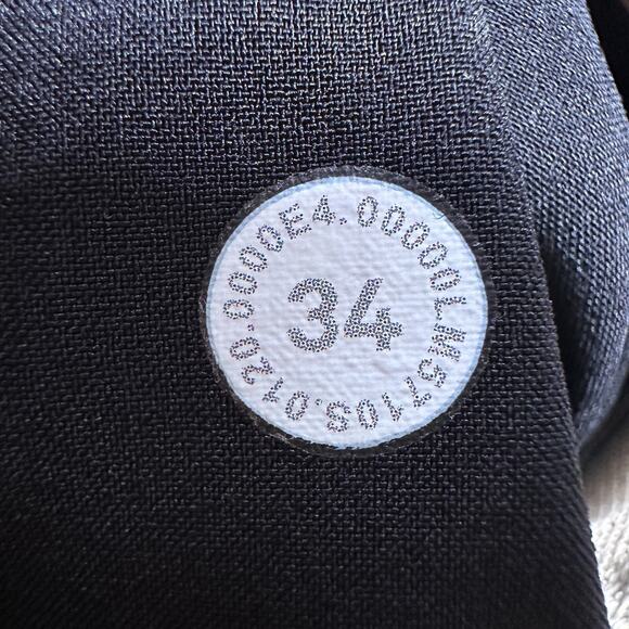 Lululemon ABC Commission Classic Warpstreme Pant Men 34 Beige Pockets Flat Front - Picture 5 of 8